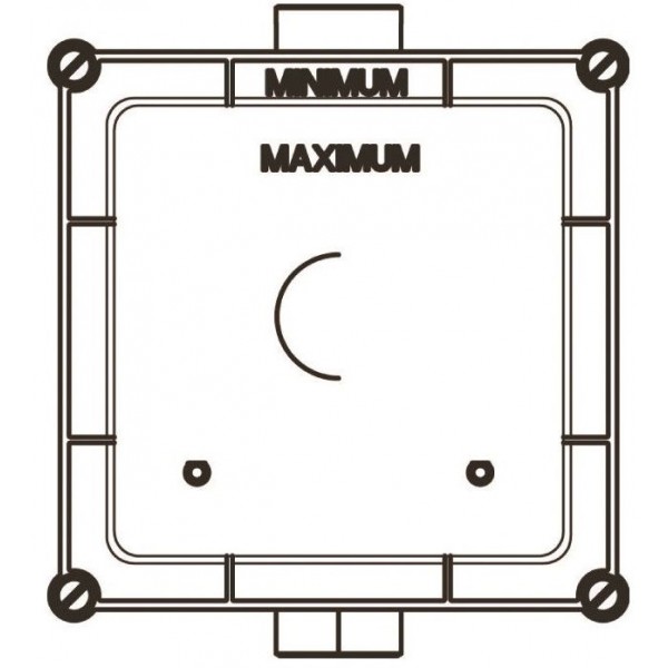 Κουτί μπαταρίας εντοιχιζόμενης εσωτερικό μέρος από πλαστικό ηλεκτρονικό ουρητηρίου Kit 1 με μπαταρία επιφάνεια: Ματ Εντοιχιζόμενες εσωτερικό μέρος