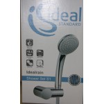 Shower head W/ hose and holder 1 jet S1, color: Chrome surface: Glossy Shower head W/ hose and holder 1 jet S1, color: Chrome surface: Glossy