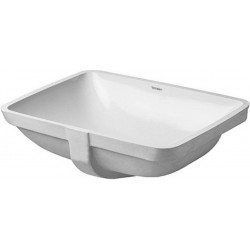 Washbasin Under counter 49x36,5 material: Porcelain (53x40) Without overflow, color: White surface: Glossy Under counter