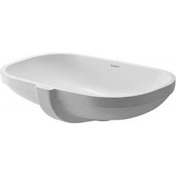 Washbasin Under counter 49,5x29 material: Porcelain With overflow, color: White surface: Glossy Under counter