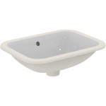 Washbasin Under counter 43x31 material: Porcelain With overflow, color: White surface: Glossy Under counter Washbasin Under counter 43x31 material: Porcelain With overflow, color: White surface: Glossy Under counter