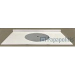 Furniture bench 120x60 material: Marble surface: Glossy, color: White Countertops Furniture bench 120x60 material: Marble surface: Glossy, color: White Countertops