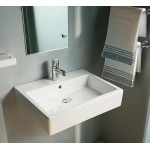 Νιπτήρας ελευθέρας τοποθέτησης 50x47x13 από πορσελάνη με μία οπή με υπερχείλιση, χρώμα: Λευκό επιφάνεια: Γυαλιστερή Ελευθέρας τοποθέτησης