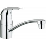 Kitchen tap Deck-mounted material: Brass, color: Chrome surface: Glossy Deck-mounted