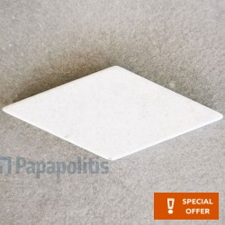 Μάρμαρο μπάνιου Τουβλάκι 5x11 επιφάνεια: Ματ, απόχρωση: Λευκό Τουβλάκια
