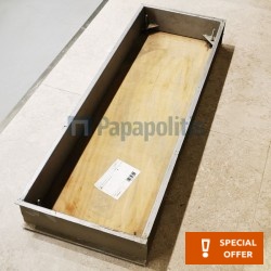 Θυρίδα επίσκεψης υδρομασάζ 120x40 από αλουμίνιο, χρώμα: Χρωμέ Εξαρτήματα