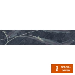 Border (listello) 5x25 Spain 1st choice surface: Matt, hue: Dark Grey Tile Liners (Listello)-Decore