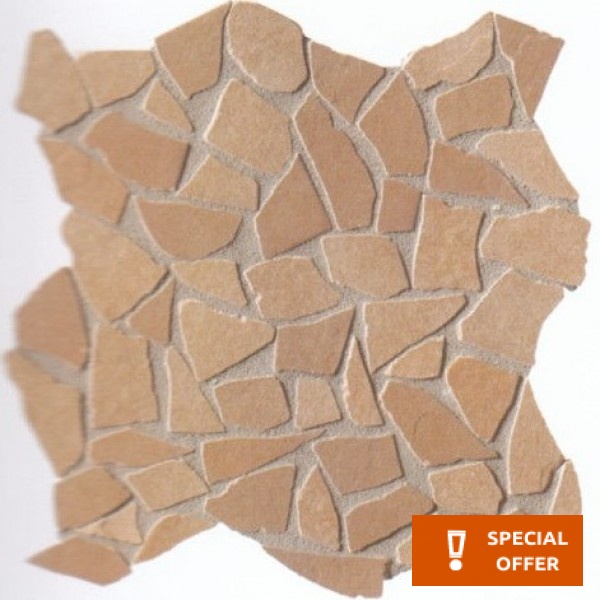 Βότσαλο 30x30 Ιταλίας Α’ διαλογής επιφάνεια: Ματ Palladiana, απόχρωση: Κεραμιδί Βότσαλα