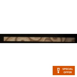 Border (listello) 3x50 Italy 1st choice surface: Matt, hue: Brown Tile Liners (Listello)-Decore