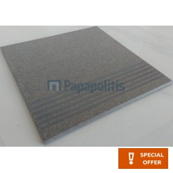 Σκαλοπάτι 30x30 Ιταλίας Α’ διαλογής επιφάνεια: Σαγρέ - Ανάγλυφη gradino, απόχρωση: Γκρι Σκαλοπάτια