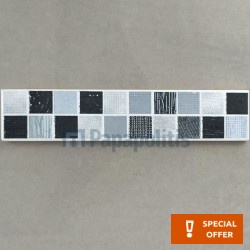 Μπορντούρα (Listello) 5x25 Ιταλίας Α’ διαλογής επιφάνεια: Ματ, απόχρωση: Γκρι Μπορντούρες-Decore