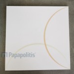 Decor tile 34x34 Italy 1st choice, hue: White Tile Liners (Listello)-Decore Decor tile 34x34 Italy 1st choice, hue: White Tile Liners (Listello)-Decore