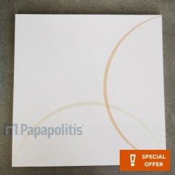 Decore πλακιδίου 34x34 Ιταλίας Α’ διαλογής, απόχρωση: Λευκό Μπορντούρες-Decore