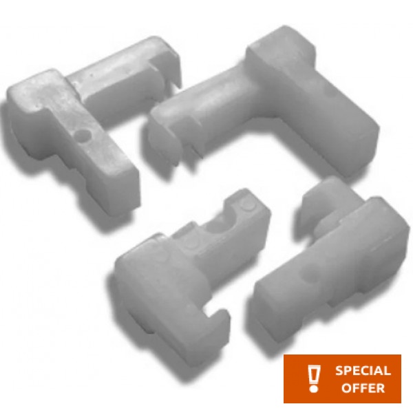 Ρόδα καμπίνας ντους P (Σετ 4 τεμαχίων) από πλαστικό Σετ στήριξης καμπίνας