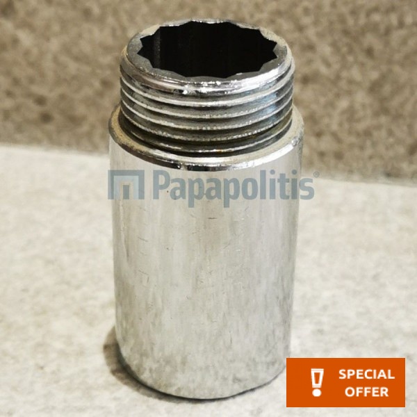 Προσθήκη 3/4" χρωμέ από ορείχαλκο Προσθήκες Προσθήκη 3/4" χρωμέ από ορείχαλκο Προσθήκες
