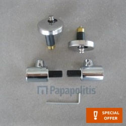 Hinges (connection set toilet-seat) soft closing Toilet seat hinges