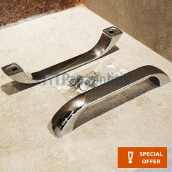Handle, color: Chrome Grab-bars