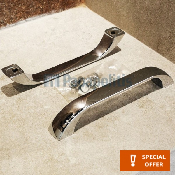 Handle, color: Chrome Grab-bars