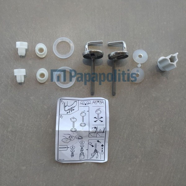 Hinges (connection set toilet-seat) Toilet seat hinges