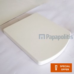 Toilet-seat, style: Wrapover, color: White Toilet seats & covers