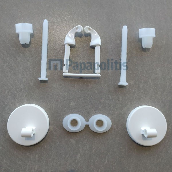 Hinges (connection set toilet-seat) Toilet seat hinges