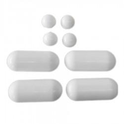 Έδρανο καλύμματος λεκάνης (σετ 4 τεμαχίων) από πλαστικό Έδρανα