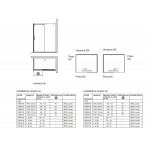 Shower enclosure Linear 160cm 6mm sliding surface: Glossy, color: Chrome Linear Shower enclosure Linear 160cm 6mm sliding surface: Glossy, color: Chrome Linear