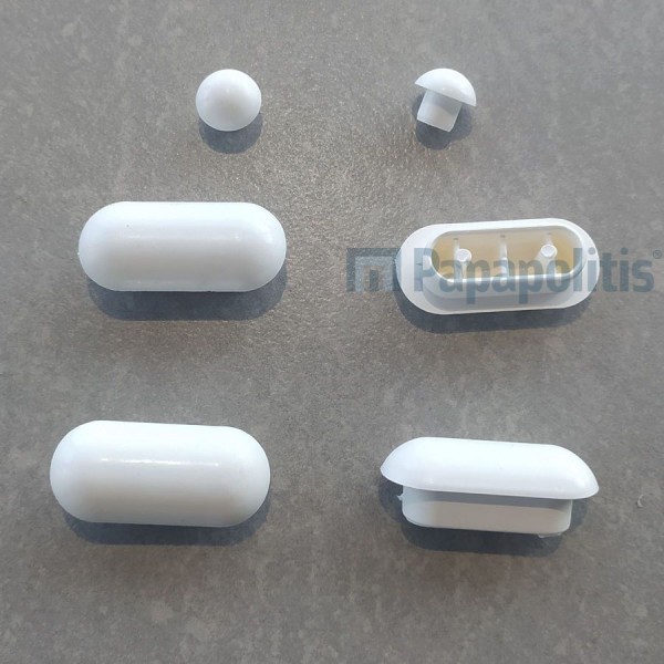 Seat buffer material: Plastic Buffers for WC seats
