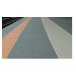 Tactile tiles 20x20 Italy 1st choice, hue: Brick Tactile