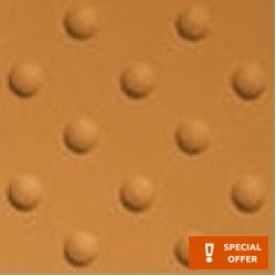 Tactile tiles 20x20 Italy 1st choice, hue: Brick Tactile