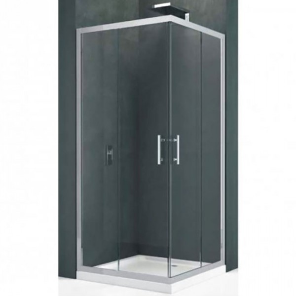 Καμπίνα ντουζιέρας τετράγωνη 76x76x195 6mm συρόμενη πλήρης A76L x2 Crystal Clear, διάφανο κρύσταλλο επιφάνεια: Γυαλιστερή, χρώμα: Χρωμέ Τετράγωνες Καμπίνα ντουζιέρας τετράγωνη 76x76x195 6mm συρόμενη πλήρης A76L x2 Crystal Clear, διάφανο κρύσταλλο επιφάνεια: Γυαλιστερή, χρώμα: Χρωμέ Τετράγωνες