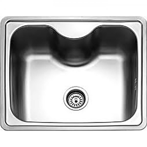 Sink Stainless (Steel) 60x50 material: Inox surface: Matt free nested 1 bowl, color: Chrome Stainless steel Sink Stainless (Steel) 60x50 material: Inox surface: Matt free nested 1 bowl, color: Chrome Stainless steel