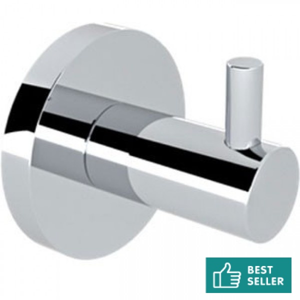 Άγκιστρο από ορείχαλκο μονό, χρώμα: Χρωμέ επιφάνεια: Γυαλιστερή Άγκιστρα