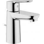 Wash basin tap Deck-mounted material: Brass mixer With pop-up waste set Μ size S-Size, color: Chrome surface: Glossy Deck-mounted