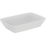 Washbasin Free standing 60x40x13,5 material: Porcelain Without hole Without overflow, color: White surface: Glossy Free standing
