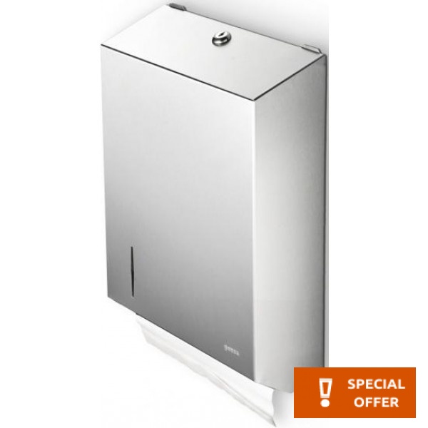 Paper toweling material: Inox, color: Chrome surface: Brushed