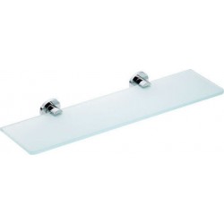 Shelf 40x12,5 material: Crystal surface: Glossy, color: Chrome Shelves