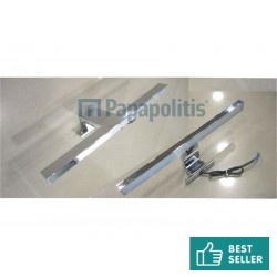 Lighting material: Crystal Daylight 4.000° - 4.500° Κ 8W LED, 30cm, color: Chrome surface: Glossy Lamps