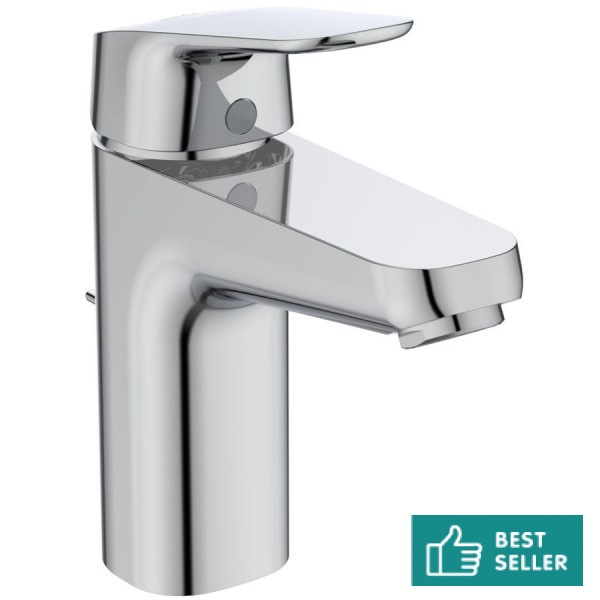 Μπαταρία νιπτήρος επικαθήμενη αναμεικτική από ορείχαλκο με βαλβίδα pop-up  Grande, χρώμα: Χρωμέ επιφάνεια: Γυαλιστερή Επικαθήμενες