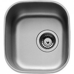 Νεροχύτης ανοξείδωτος 34x40 από inox επιφάνεια: Γυαλισμένη χωρίς πάγκο υποκαθήμενος, 1 γούρνα 1B (36,2x42,2cm), χρώμα: Χρωμέ Ανοξείδωτοι