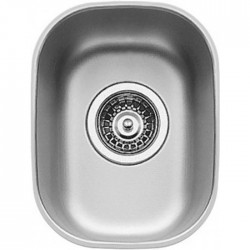 Νεροχύτης ανοξείδωτος 24,3x33,2 από inox επιφάνεια: Γυαλισμένη χωρίς πάγκο υποκαθήμενος, 1 γούρνα 1Β (26,2x35,7cm), χρώμα: Χρωμέ Ανοξείδωτοι