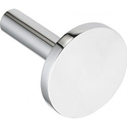 Άγκιστρο από ορείχαλκο μονό Φ6cm, χρώμα: Χρωμέ επιφάνεια: Γυαλιστερή