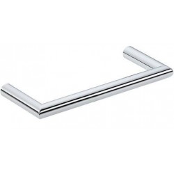 Πετσετοθήκη 22x8,5x1,8 διπλής στήριξης σταθερή από ορείχαλκο μονή, χρώμα: Χρωμέ επιφάνεια: Γυαλιστερή