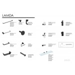 Άγκιστρο από ορείχαλκο μονό Φ3,8cm, χρώμα: Χρωμέ επιφάνεια: Γυαλιστερή Άγκιστρα