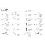 Άγκιστρο από ορείχαλκο μονό Φ3,8cm, χρώμα: Χρωμέ επιφάνεια: Γυαλιστερή Άγκιστρα