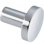 Άγκιστρο από ορείχαλκο μονό Φ3,8cm, χρώμα: Χρωμέ επιφάνεια: Γυαλιστερή Άγκιστρα