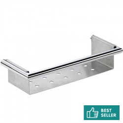 Σπογγοθήκη από ορείχαλκο βαθιά διπλής στήριξης μονή 32x12,2x7, χρώμα: Χρωμέ επιφάνεια: Γυαλιστερή