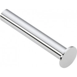 Paper holder vertical to the wall material: Brass, color: Chrome surface: Glossy Toilet paper holders