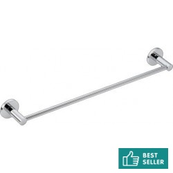 Towel 60cm Fixed material: Brass single, color: Chrome surface: Glossy Towel rails