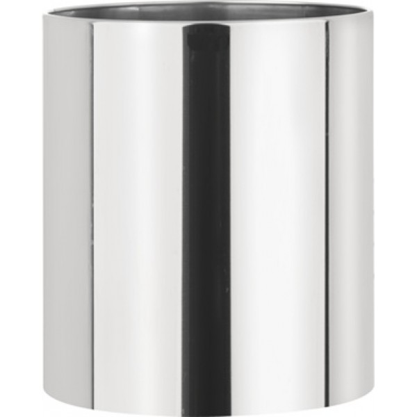 Waste bin material: Inox polished 7 lt Floor standing Open, color: Chrome surface: Glossy Waste bin material: Inox polished 7 lt Floor standing Open, color: Chrome surface: Glossy